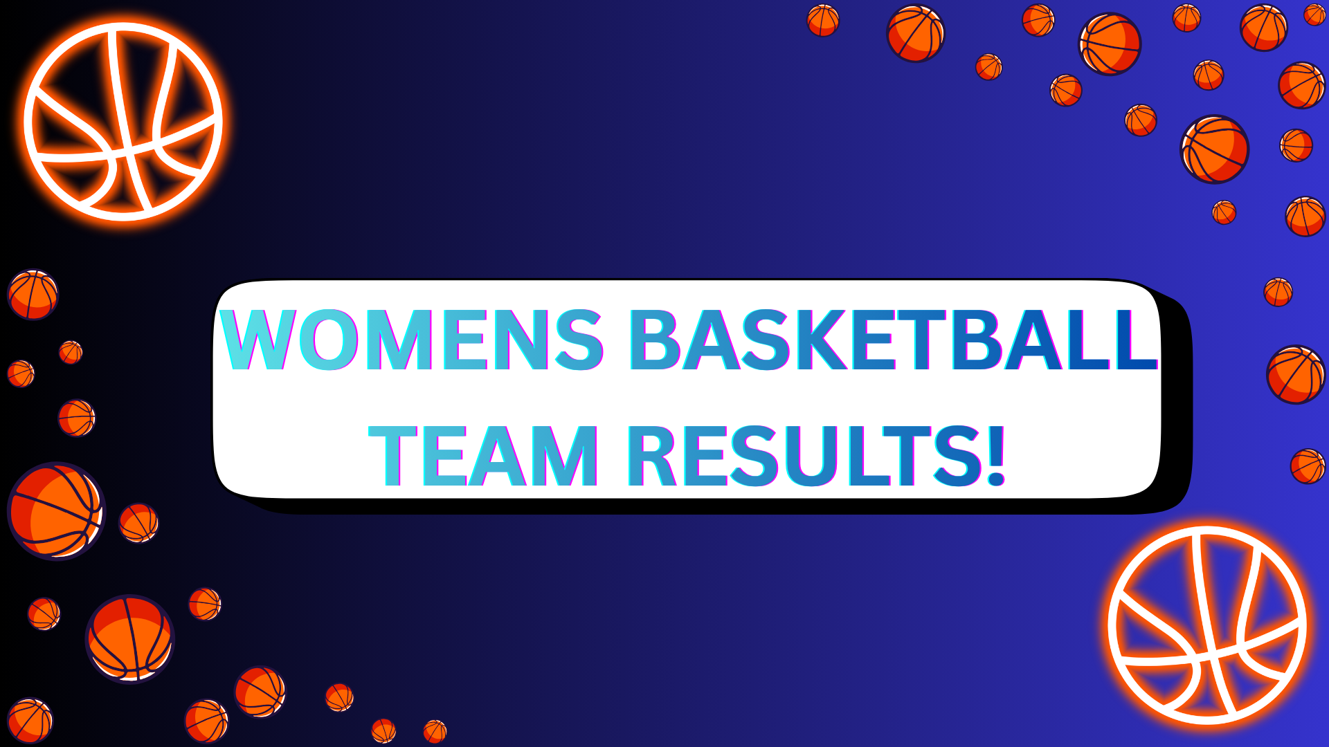 WOMENS BASKETBALL RESULTS