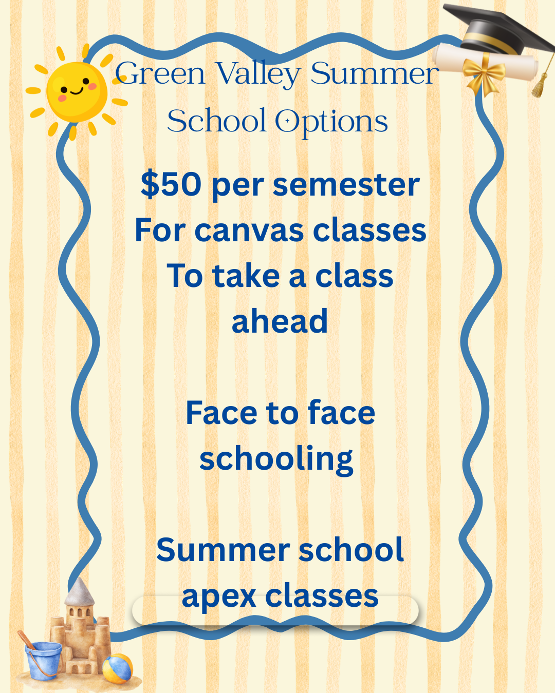 Summer School options