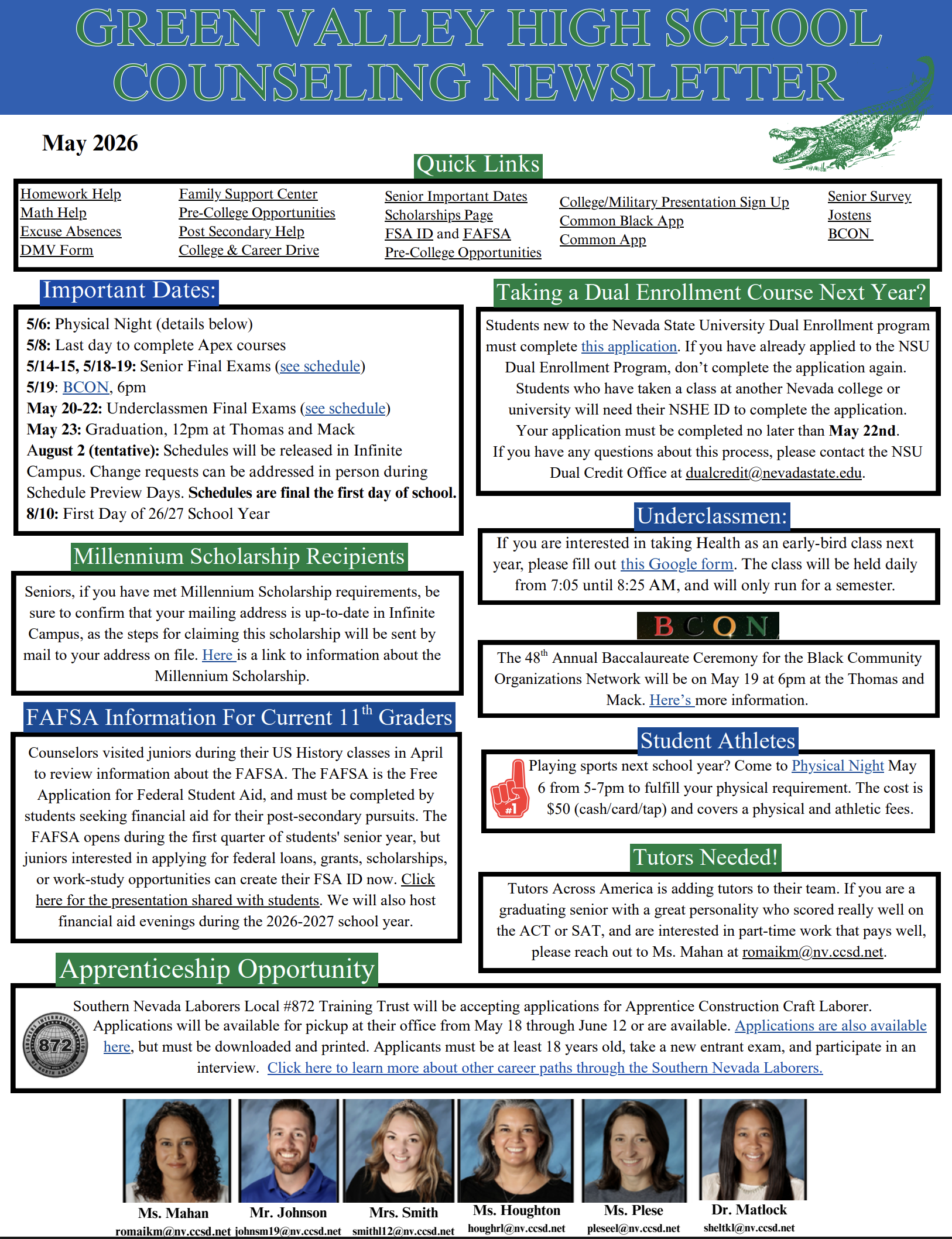 May Newsletter