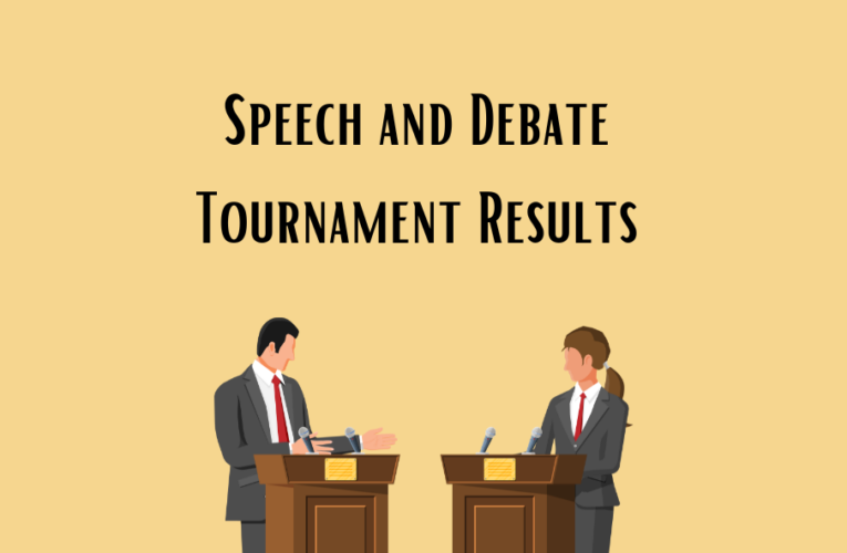 Speech and Debate Results