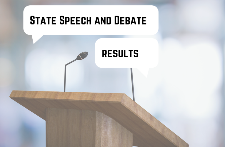 Speech and Debate Results