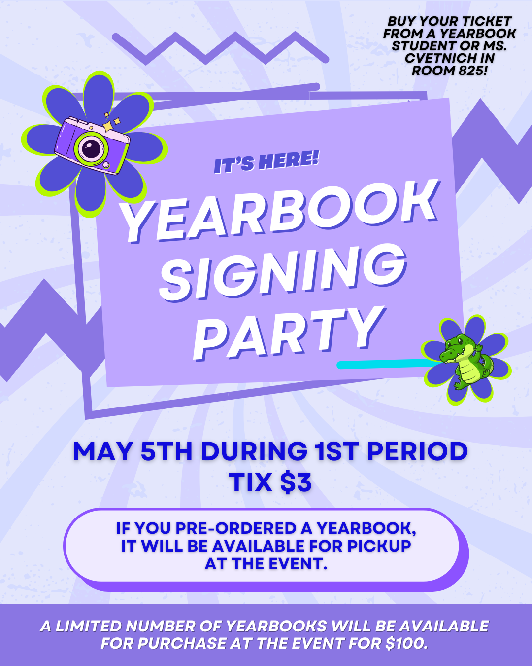 Yearbook Signing Party