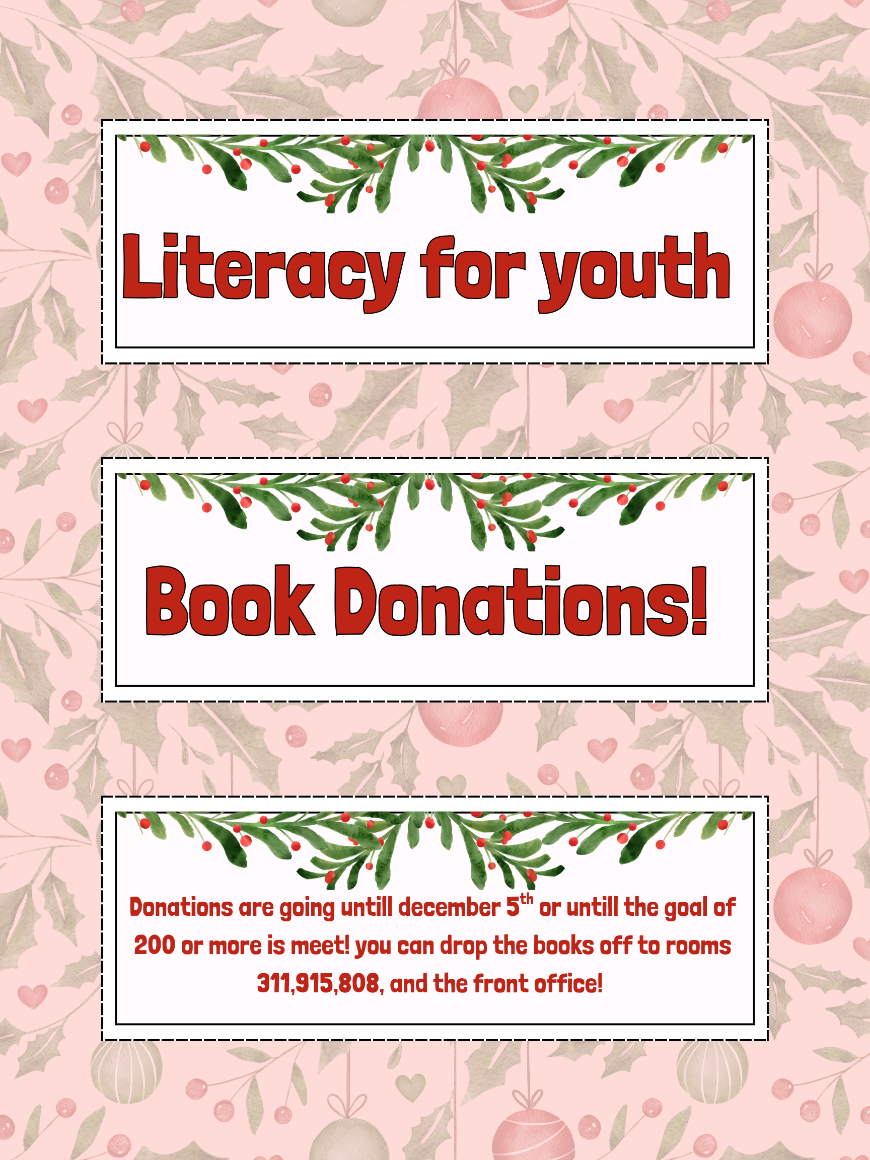 Literacy for Youth Book Donations